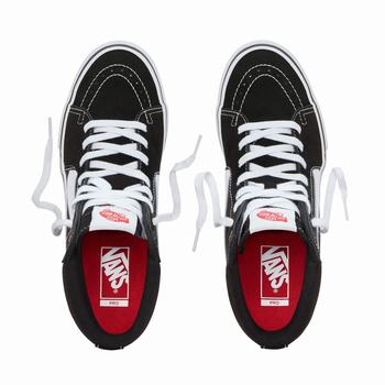 Damske Kotnikove Tenisky Vans Sk8-Hi Pro Čierne/Biele VA93MUVZF